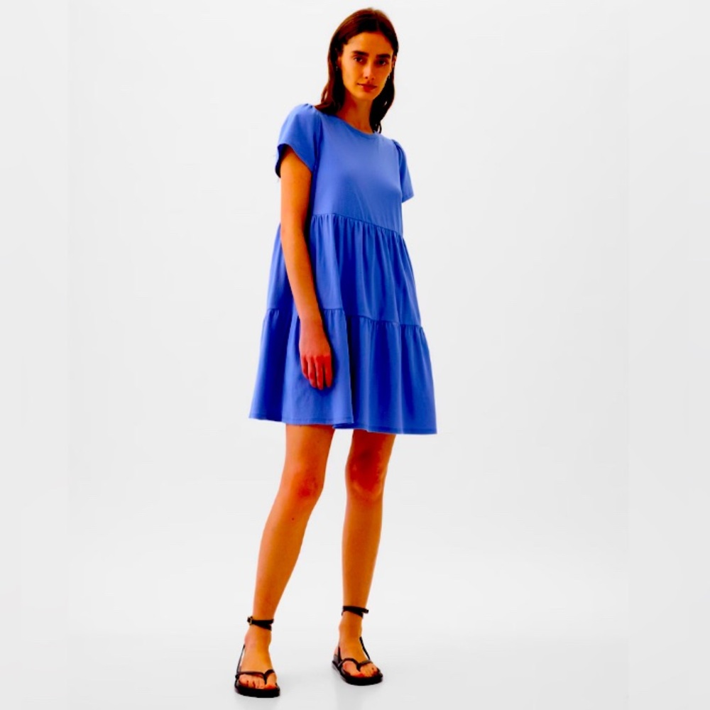 NWT Gap 💯% Cotton Tiered Dress with Pockets |Size XL